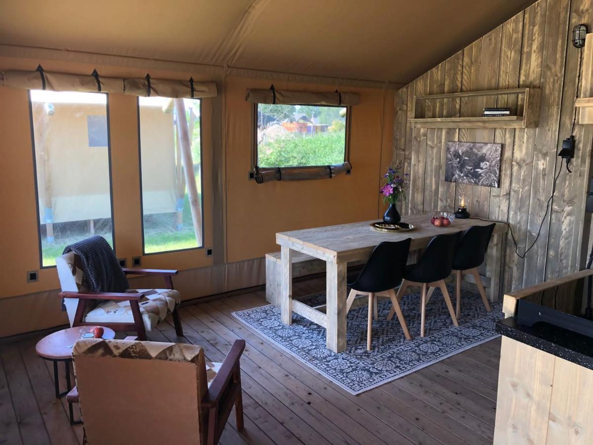 De Hazelaarshof Luxe Glampingtent Bij Natuurgebied De Millingerwaard Kekerdom Dış mekan fotoğraf