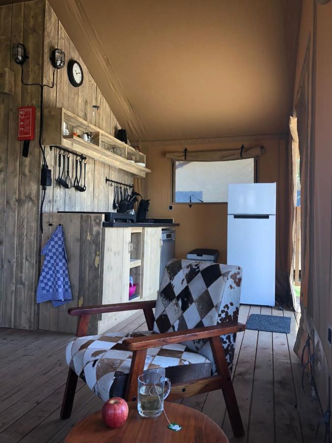 De Hazelaarshof Luxe Glampingtent Bij Natuurgebied De Millingerwaard Kekerdom Dış mekan fotoğraf