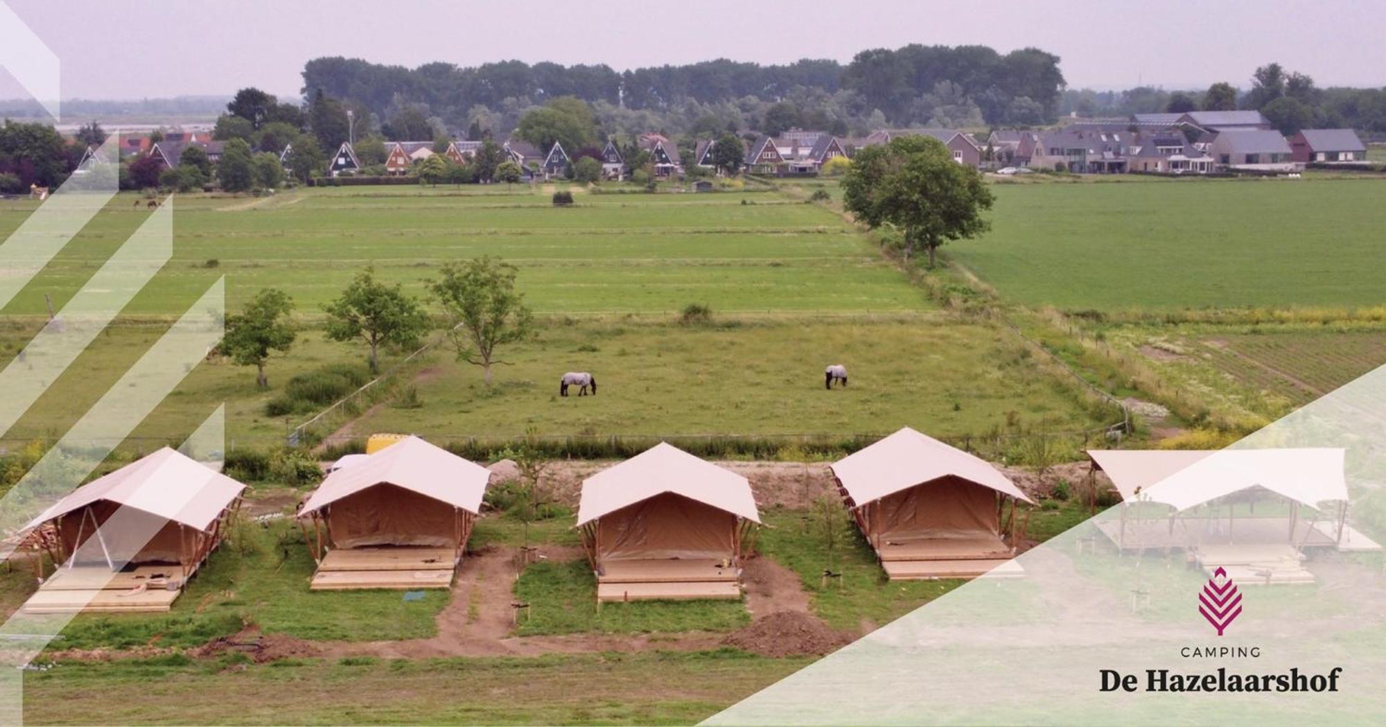 De Hazelaarshof Luxe Glampingtent Bij Natuurgebied De Millingerwaard Kekerdom Dış mekan fotoğraf
